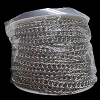 جنزير ناعم فضي